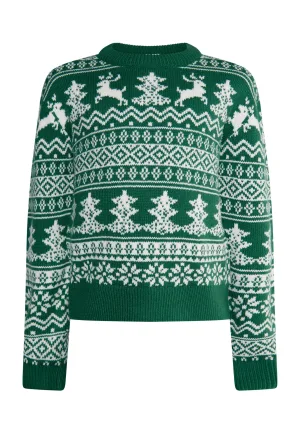 Mo Jumper jongens (kinderen) Groen Wit