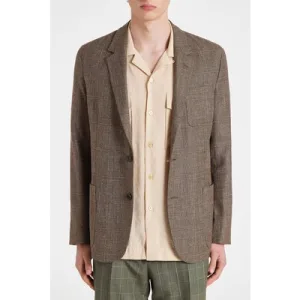Paul Smith Mens 2 Btn Patch Pocket Jacket Brown