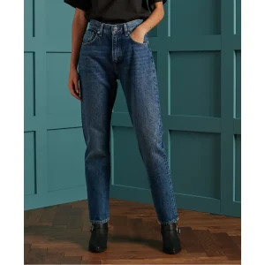 Rechte damesjeans met hoge taille Superdry