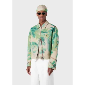 Men’s Emporio Armani Overshirt in Green