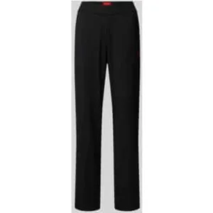 HUGO Comfort fit sweatpants van een mix van katoen en modal, model ‘SIGNATURE’