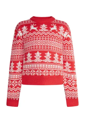 Mo Jumper jongens (kinderen) rood wit