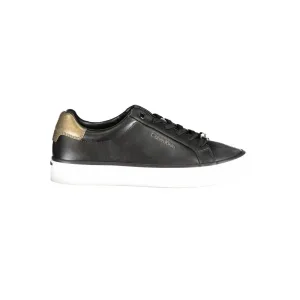 Leona Sneakers Casual Stijl Zwartgoud