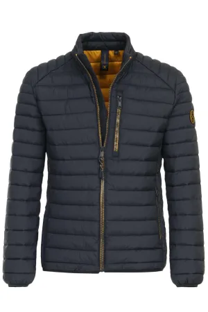 Casa Moda Gewatteerd jack blauw, Effen