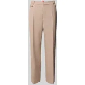 HUGO Relaxed fit stoffen broek met viscose, model ‘ENORE’