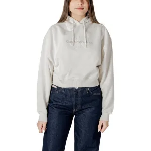 Crop hoodie van katoen voor dames Calvin Klein