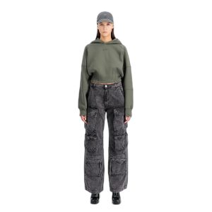 Dames Hoodie Alpha Industries Waisted