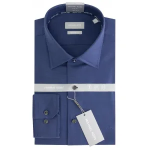 Slim fit overhemd met 2 plooien Michael Kors Solid