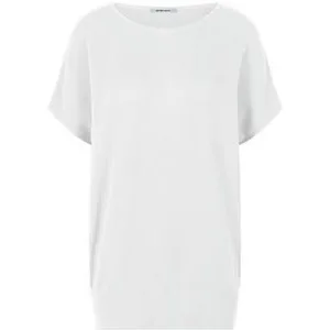 Trui ronde hals 100% SUPIMA®-katoen Van Peter Hahn wit