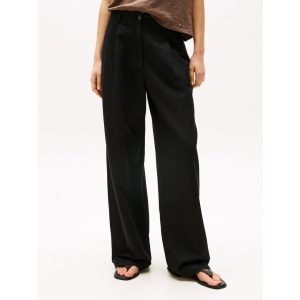 Tommy Hilfiger Geweven broek TENCEL LINEN WIDE LEG PANT