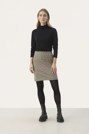 Rok Regular fit Toasted Coconut Check beige