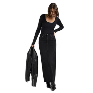 Dames spijkerrok Lee Back Slit Maxi