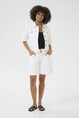 Jas Slim fit Spring Gardenia white