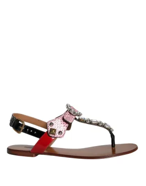 Versierde Tanga Sandalen Model La11376