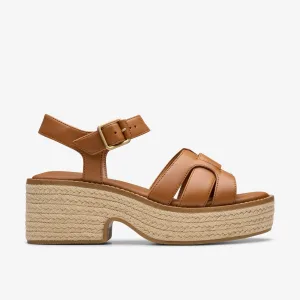 Coledale Strap Tan Leren Sandalen