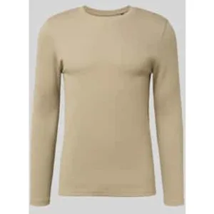 MCNEAL Shirt met lange mouwen, structuurmotief en ronde hals