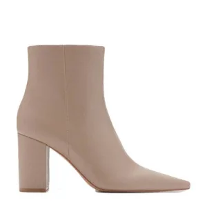 Mango enkellaarzen beige