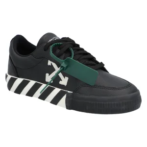 OFF-WHITE Lage Vulcanized Leer Zwart Wit