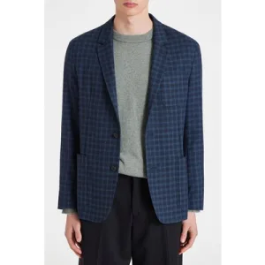 Paul Smith Mens 2 Btn Patch Pocket Jacket Inky Blue
