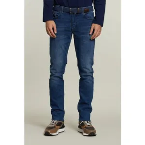 River Woods Tight Fit 5-pocket Jeans Stone