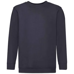 Fruit of the Loom Kids / Kinderen Klassieke Drop Schouder Sweatshirt (Deep Navy)