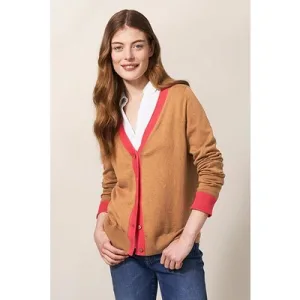 White Stuff Sally Smart Cardi Deep Brown