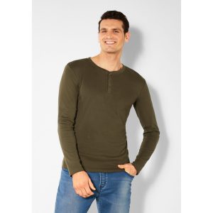 H.I.S Shirt met lange mouwen met luxueuze knoopsluiting