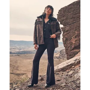 Damesjas Wrangler Fringe