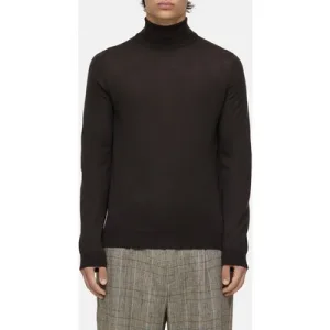 Closed Turtle-neck Jumper Knits Ebony