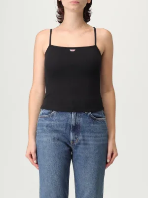 Geribbelde Tanktop Met Logo