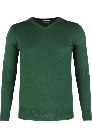 ETERNA Trui donkergroen, Effen