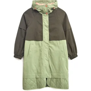 White Stuff Celia Parka Green Multi