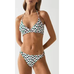 Reiss Audrinna Bikini Green/pink