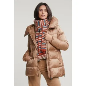 River Woods Camel Short Hooded Down Jacket