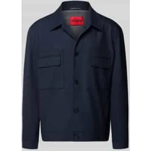 HUGO Regular fit overhemdjack met viscose, model ‘MARK’
