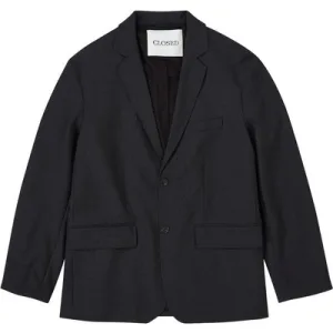 Closed Single Breasted Blazer Anthracite Melange