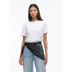 VILA kanten heupsjaal VIALIVA zwart