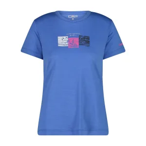 Dames T-shirt met ronde hals van merinowol CMP
