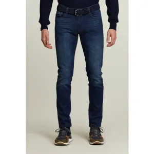 River Woods Slim Fit 5-pocket Jeans Dark Stone