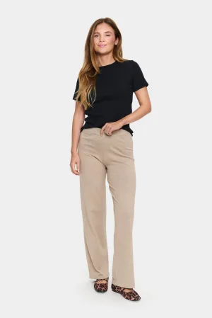 Casual broek Regular fit melange
