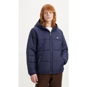 Levi’s Telegraph Puffer Jacket In Navy
