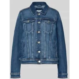 Christian Berg Woman Jeansjack met platte kraag