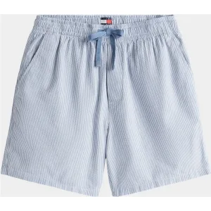 Tommy Jeans Zwembroek Blauw TJM SEERSUCKER STP BEACH SHOR DM0DM21946/DY6