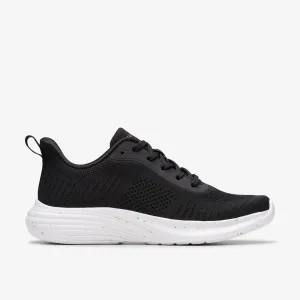 Izza Gebreide Zwarte Sneakers