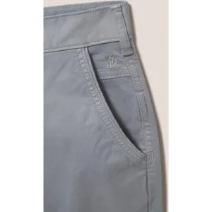 White Stuff Sutton Slim Fit Chino Short Light Grey