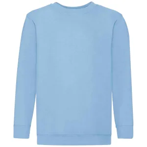 Fruit of the Loom Kids / Kinderen Klassieke Drop Schouder Sweatshirt (Hemelsblauw)