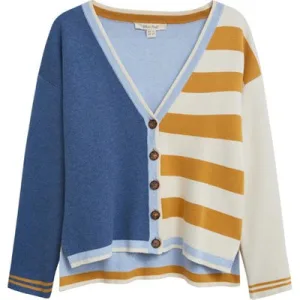 White Stuff Eimear Reversible Cardi Blue