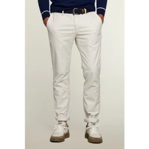 River Woods Slim Fit Cotton Chino Chalk