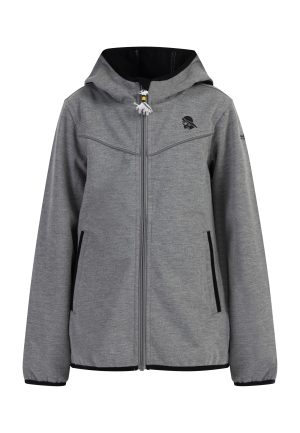 Schmuddelwedda functionele jas jonge grijs melange