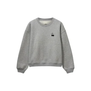 Zwarte kersenprint sweatshirt voor dames Sofie Schnoor Elisw